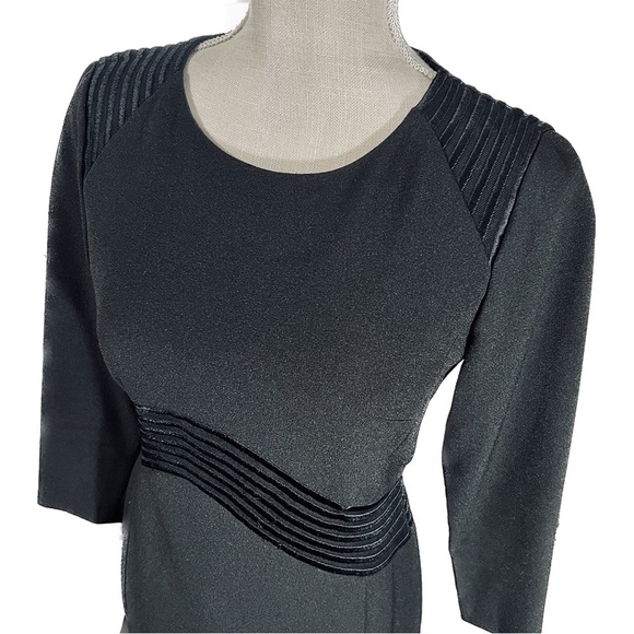 Antonio Melani Timeless Black Tailored Fit Black Dress Sz 2 - Picture 5 of 9